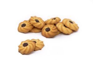 Ciastka kwiatki z marmoladą