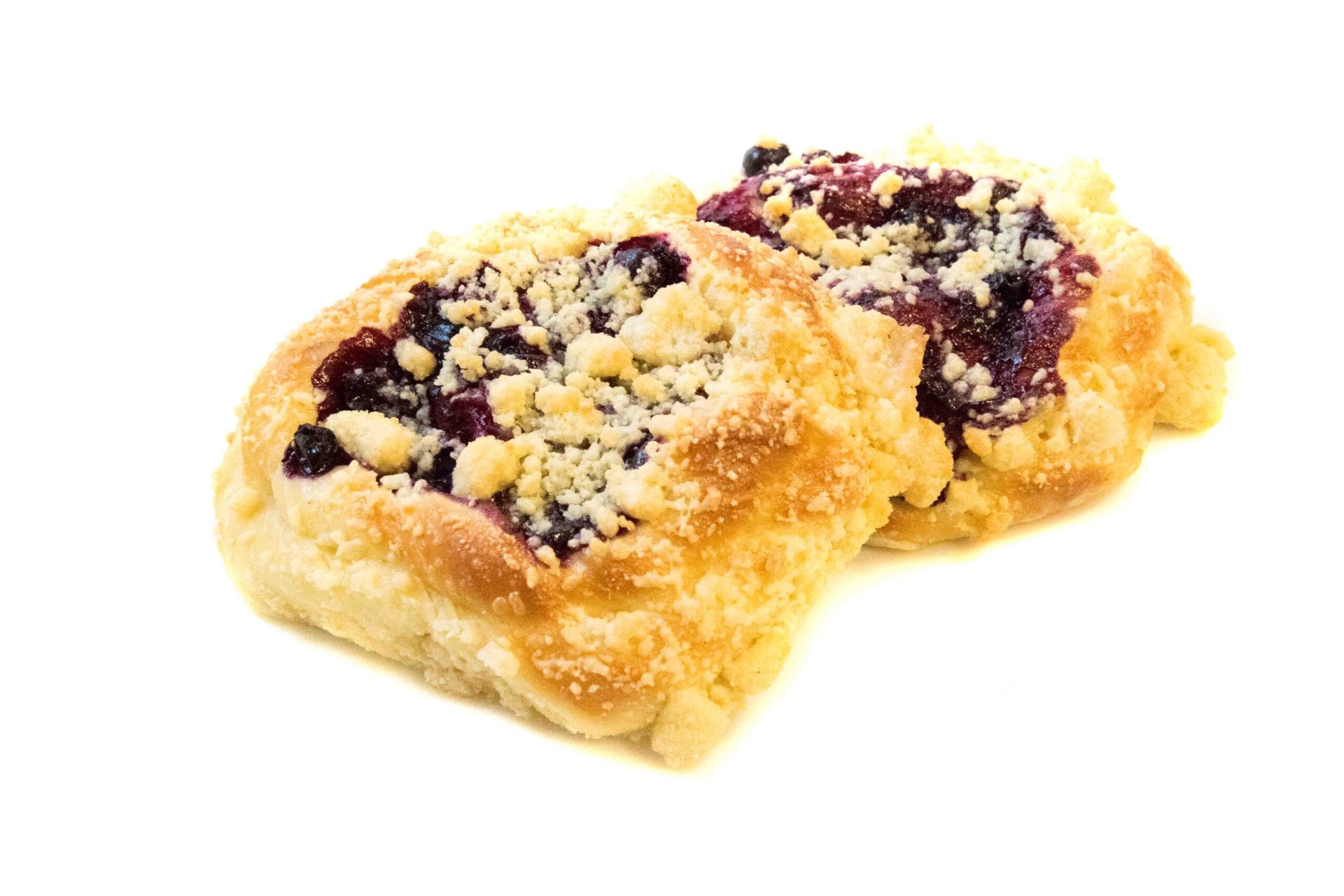 Drożdżówka z czarną porzeczką