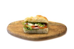 Focaccia z szynką